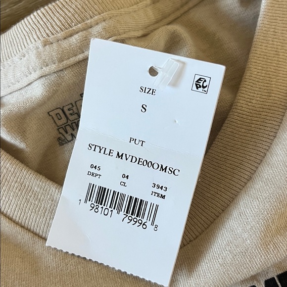 NWT Marvel Deadpool Wolverine Men’s Graphic T-Shirt Tan Size S - Picture 5 of 5